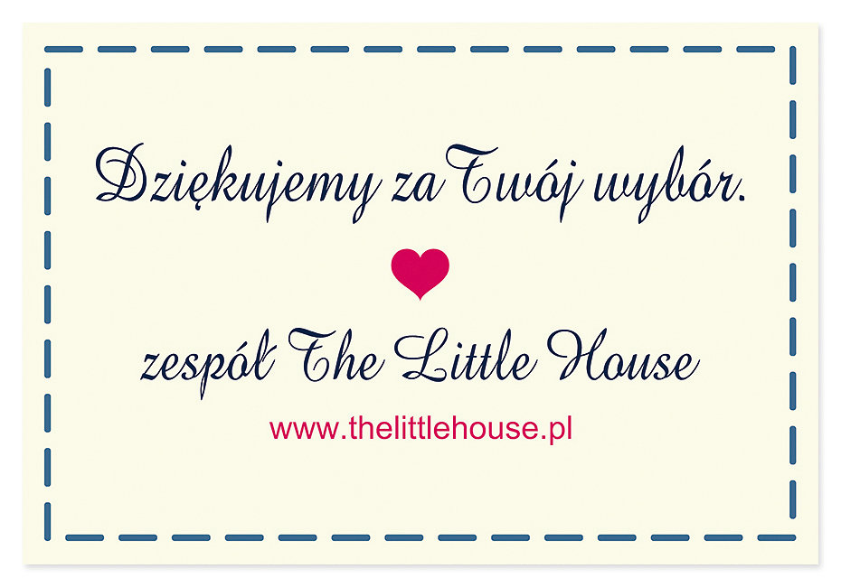 The Little House - podziękowanie