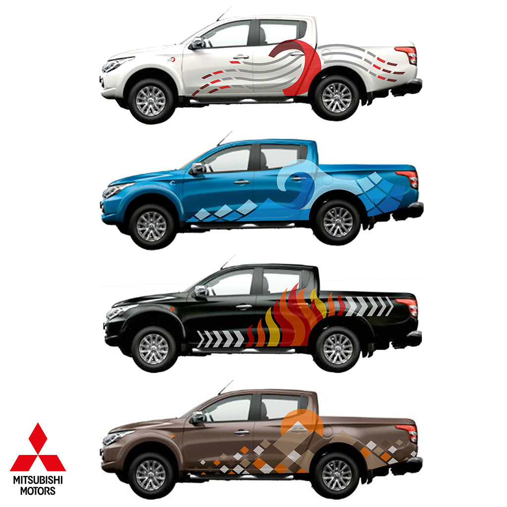 4 Elements - Mitsubishi L200 - okleiny samochodów